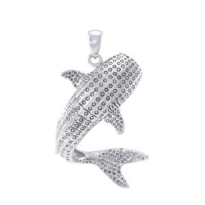 sterling silver Large Whale Shark pendant