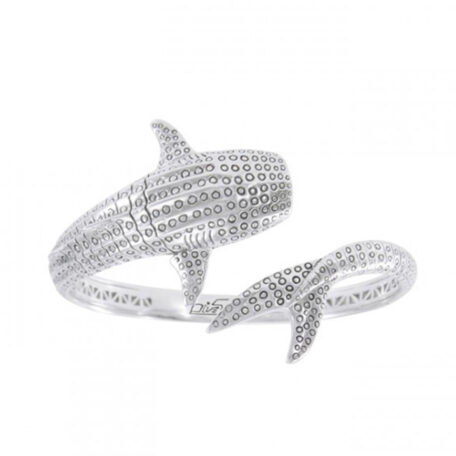 sterling silver Whale Shark Cuff Bracelet