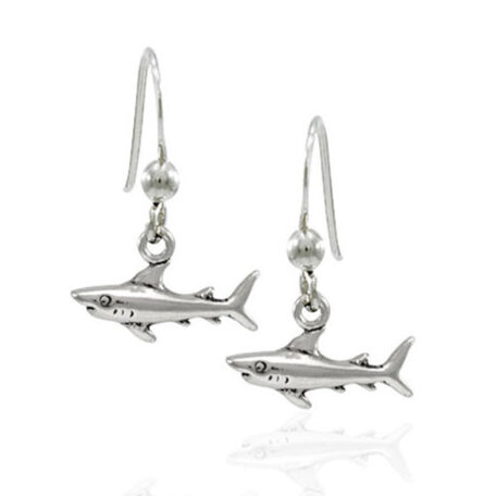 sterling silver Sharks Hunting earrrings