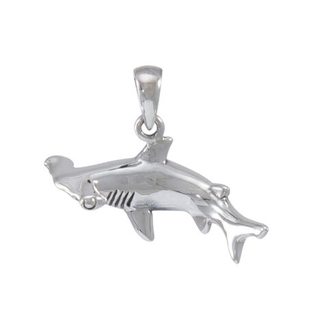 sterling silver Hammerhead Shark pendant