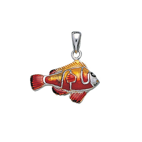 An example of our beautiful Nemo Clownfish Sterling Silver Pendant